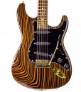 Branson S-type Guitar All-Zebrawood