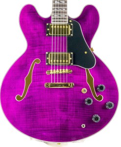 Branson Semi-hollow Body Guitar – Purple