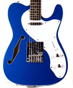 Branson T-type Guitar Semi-hollow – Blue